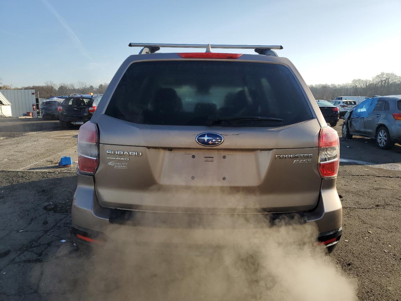 2016 Subaru Forester VIN JF2SJADC7GH446790 Copart auction photo, side / rear end damage thumbnail 6