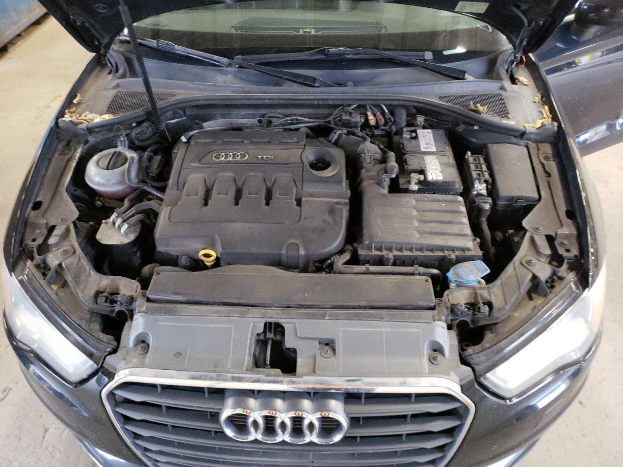 2015 Audi A3 VIN WAUCJGFF3F1052821 Copart auction photo, side damage thumbnail 11