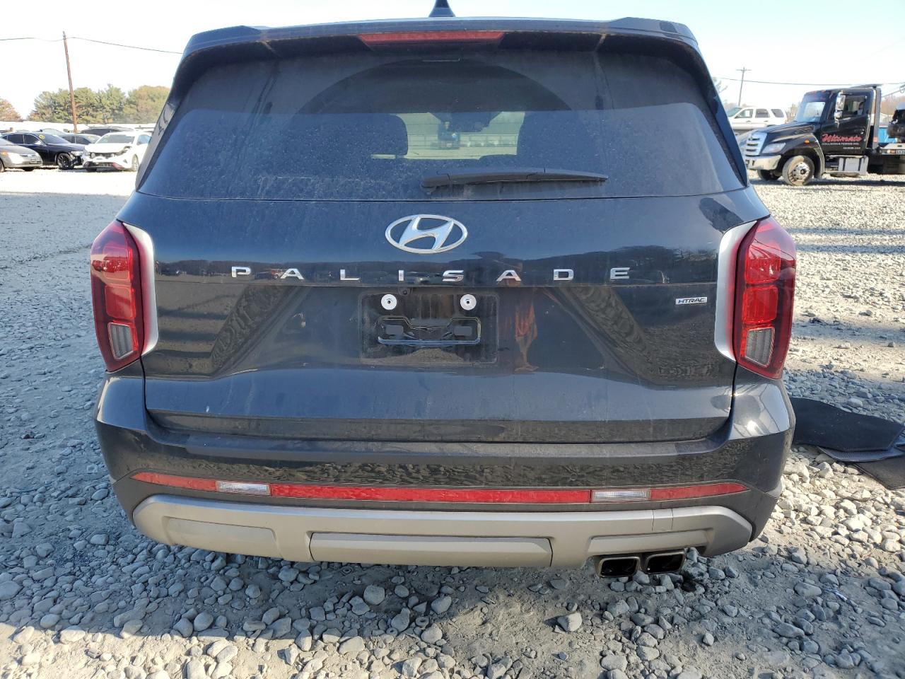2023 Hyundai Palisade VIN KM8R5DGE1PU552994 Copart auction photo, side / front end damage thumbnail 6