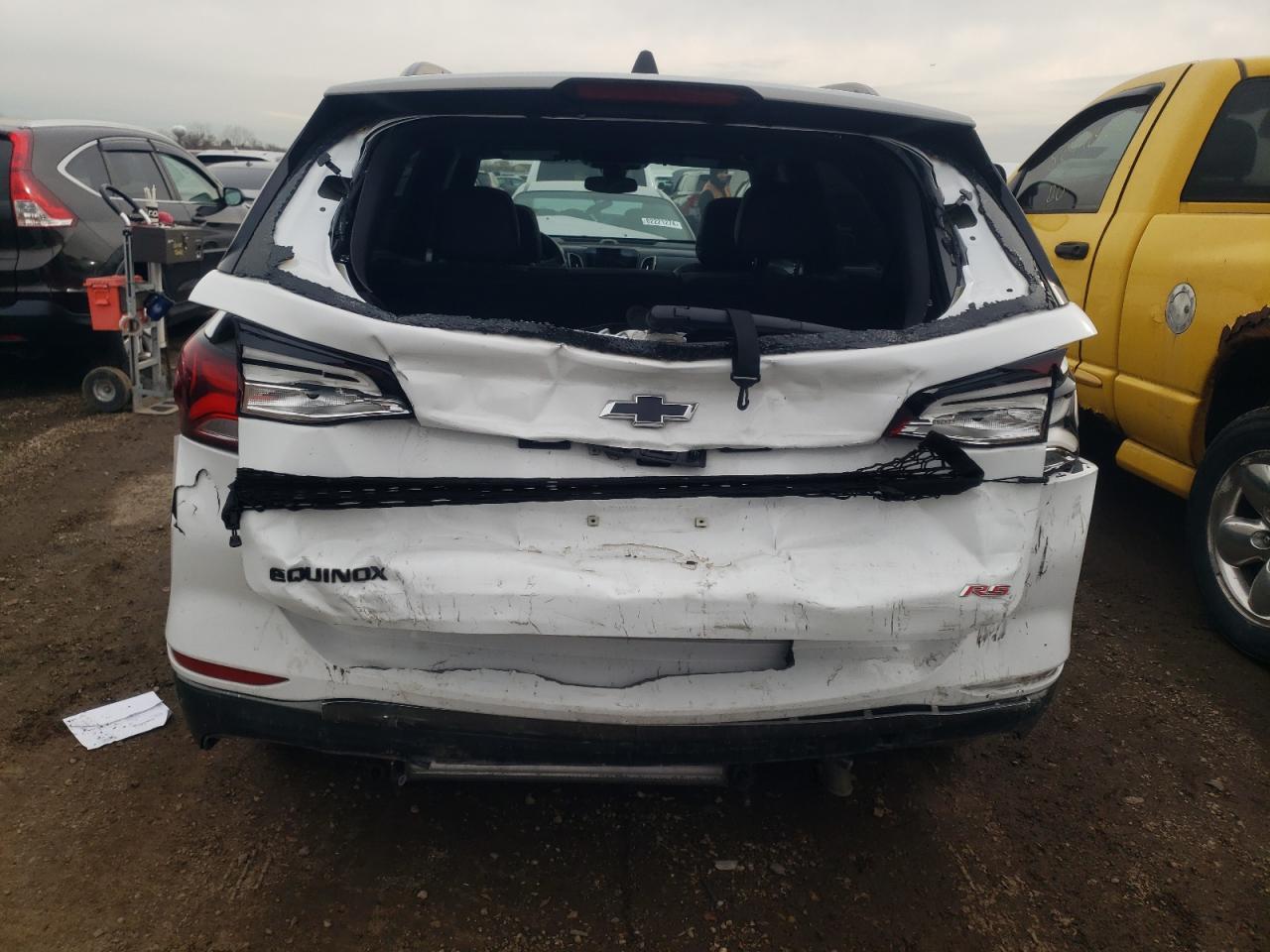 2022 Chevrolet Equinox VIN 3GNAXMEV0NS103907 Copart auction photo, rear end / front end damage thumbnail 6