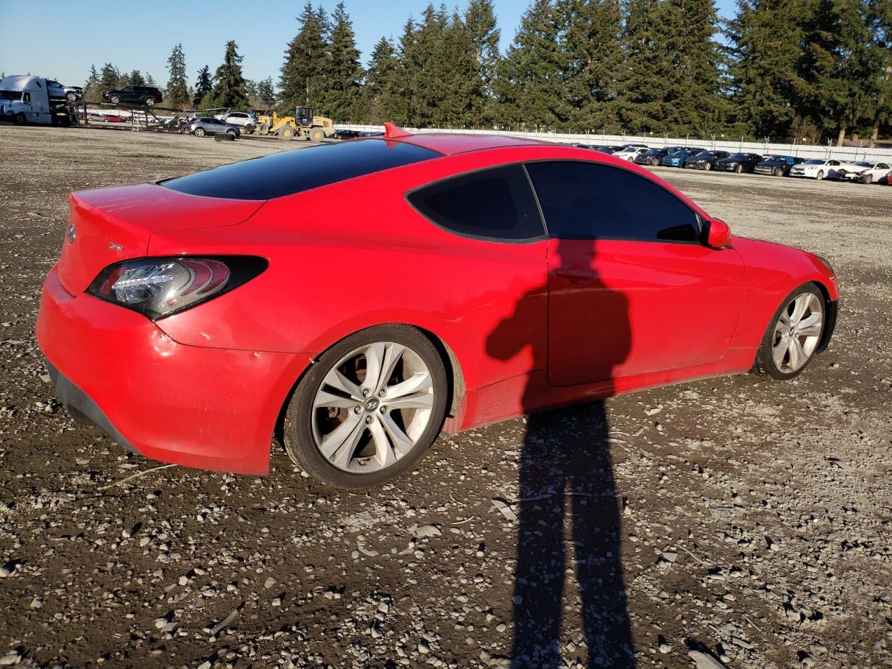 2010 Hyundai Genesis VIN KMHHT6KD3AU011125 Copart auction photo, front end damage thumbnail 3