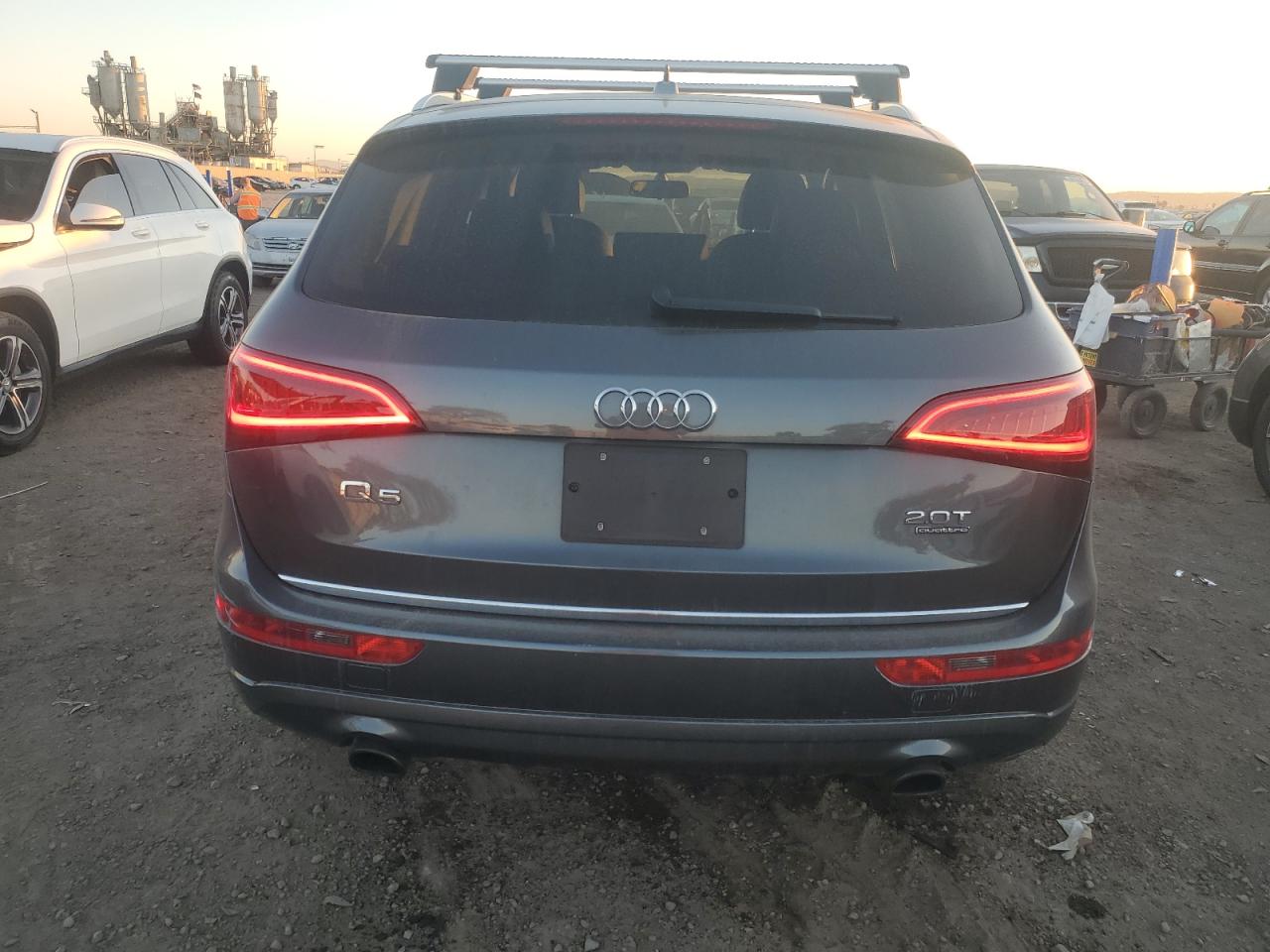 2016 Audi Q5 VIN WA1C2AFP2GA056635 Copart auction photo, side damage thumbnail 6