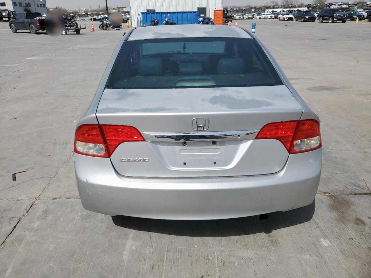 2010 Honda Civic VIN 2HGFA1F51AH318871 Copart auction photo, side / front end damage thumbnail 6