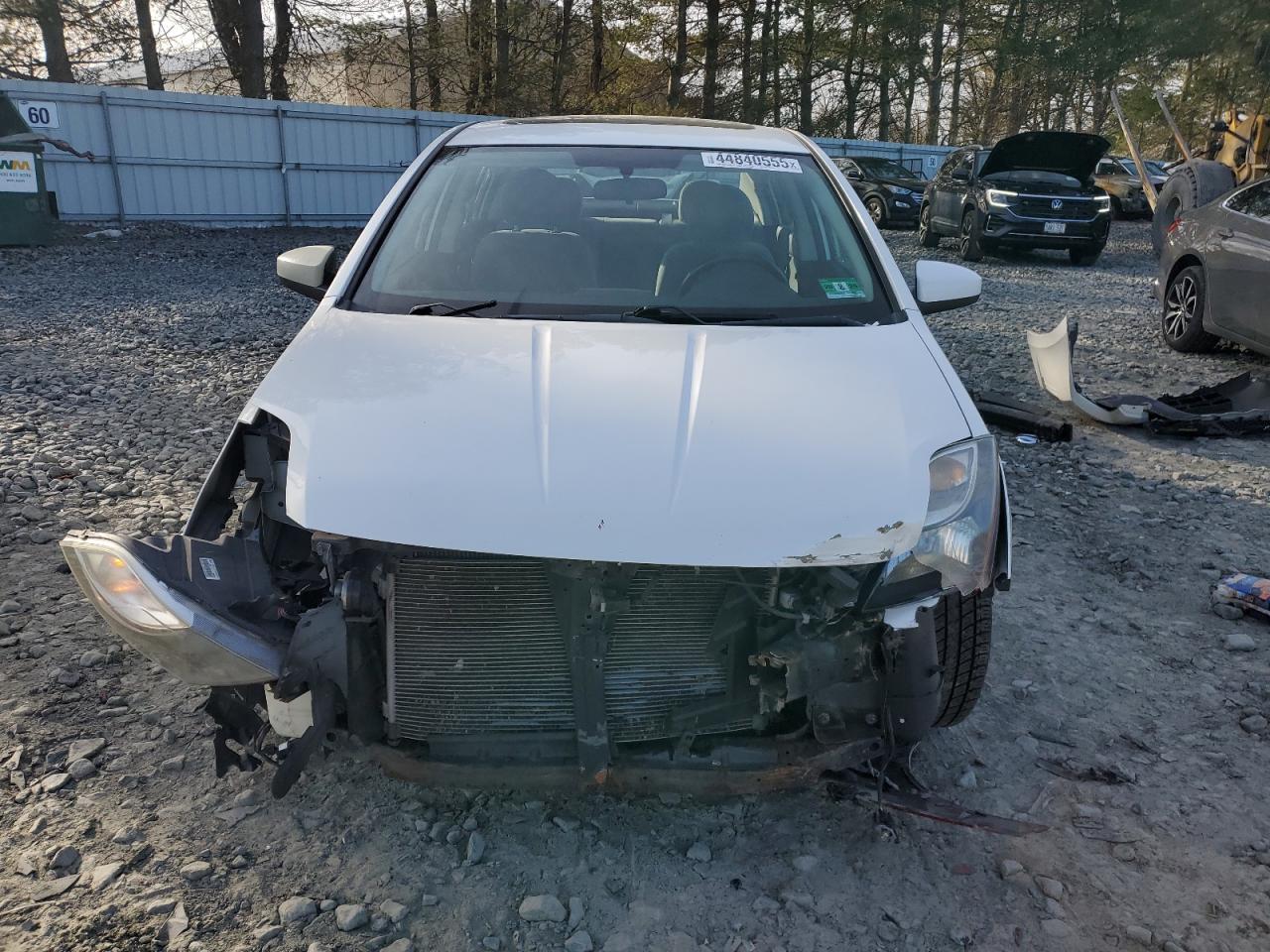 2012 Nissan Sentra VIN 3N1AB6AP3CL760768 Copart auction photo, front end damage thumbnail 5