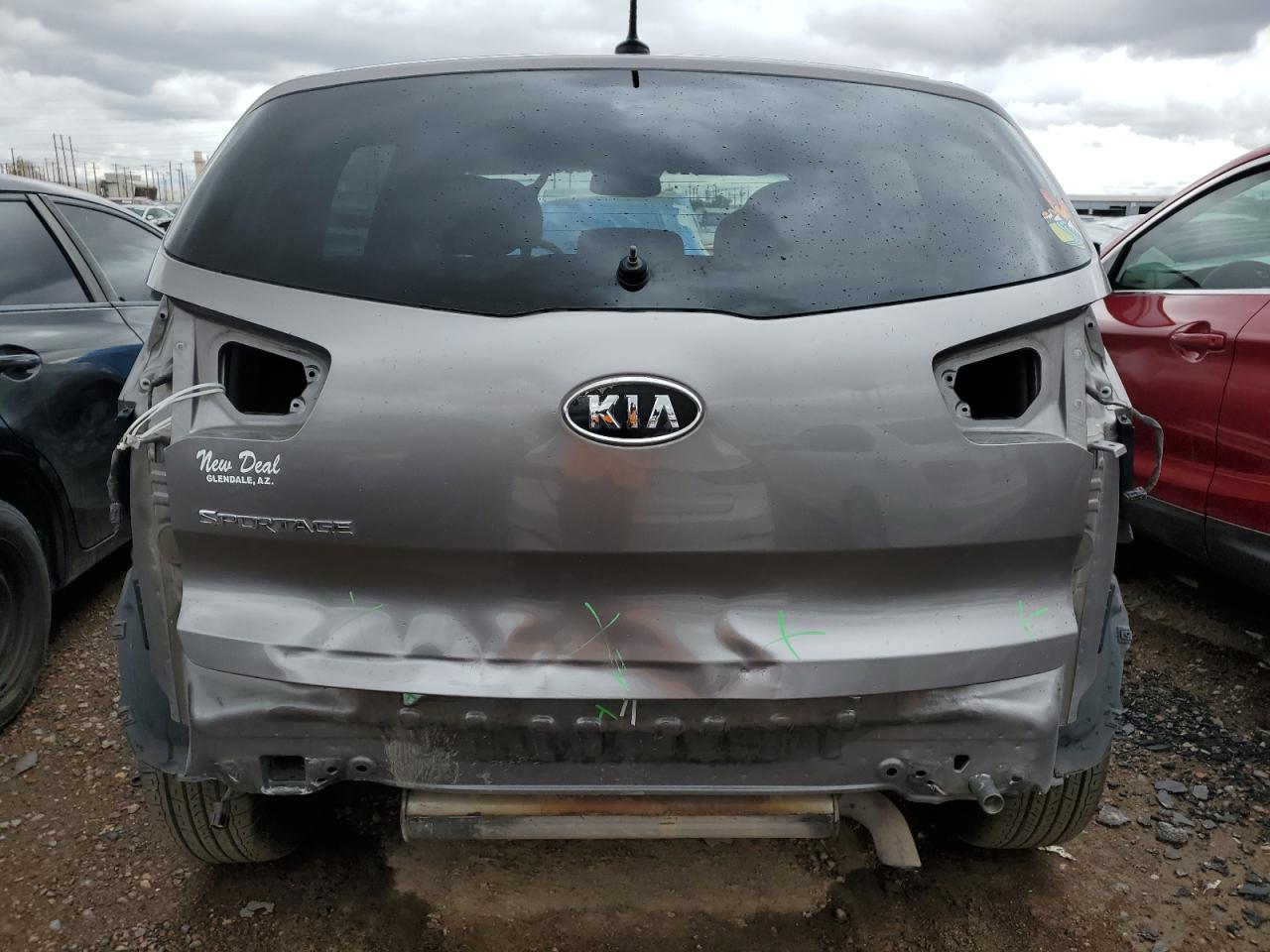 2012 KIA Sportage VIN KNDPB3A20C7322451 Copart auction photo, rear end damage thumbnail 6