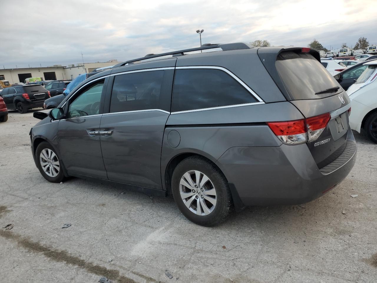 2014 Honda Odyssey VIN 5FNRL5H65EB113522 Copart auction photo, front end / mechanical damage thumbnail 2