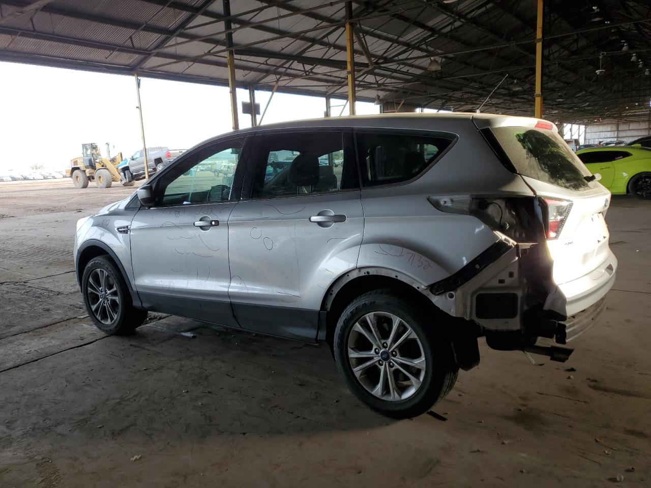 2017 Ford Escape VIN 1FMCU0GD7HUB08920 Copart auction photo, rear end / side damage thumbnail 2