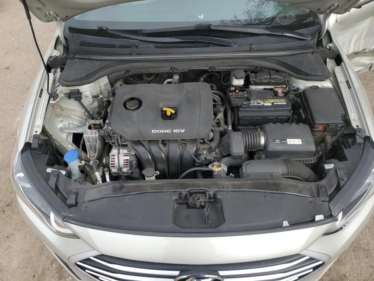 2017 Hyundai Elantra VIN 5NPD84LF3HH158199 Copart auction photo, side damage thumbnail 13