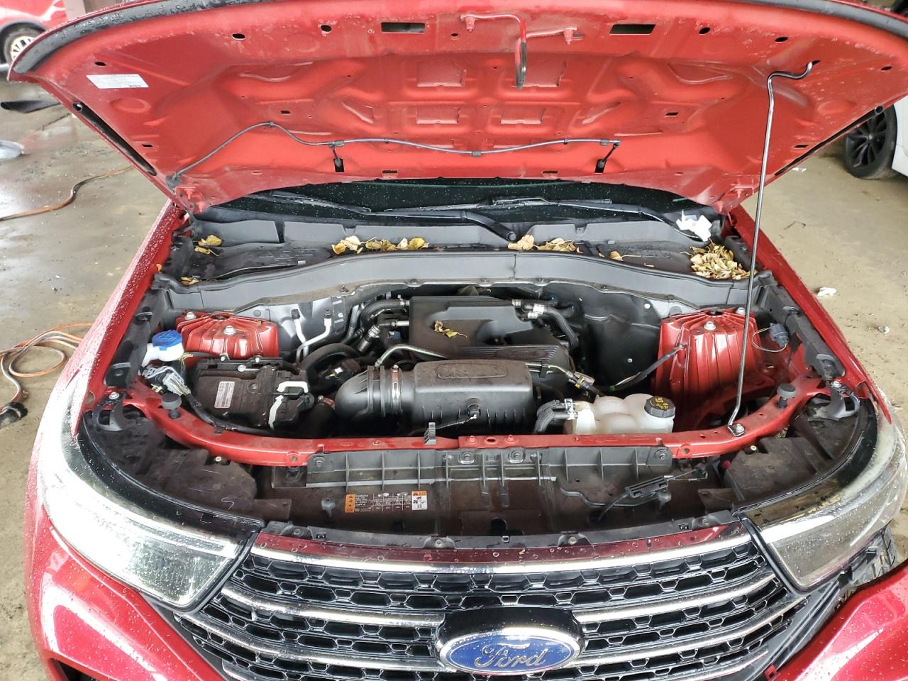 2020 Ford Explorer VIN 1FMSK7DH0LGC31421 Copart auction photo, undercarriage / front end damage thumbnail 12