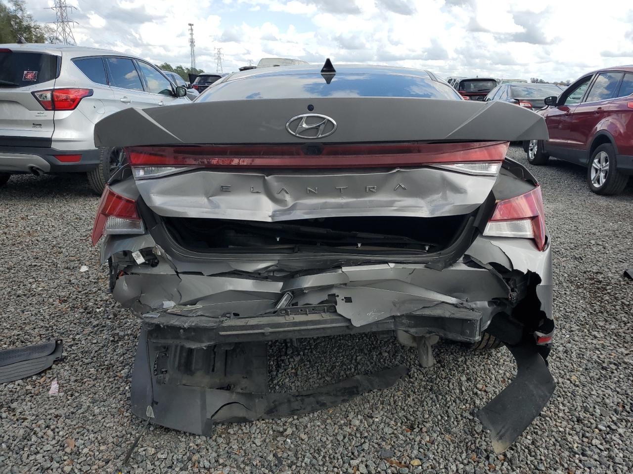 2023 Hyundai Elantra VIN KMHLM4AG8PU525293 Copart auction photo, rear end damage thumbnail 6