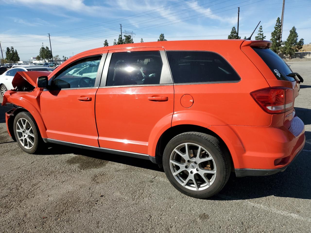 2018 Dodge Journey VIN 3C4PDCEG6JT381075 Copart auction photo, front end damage thumbnail 2