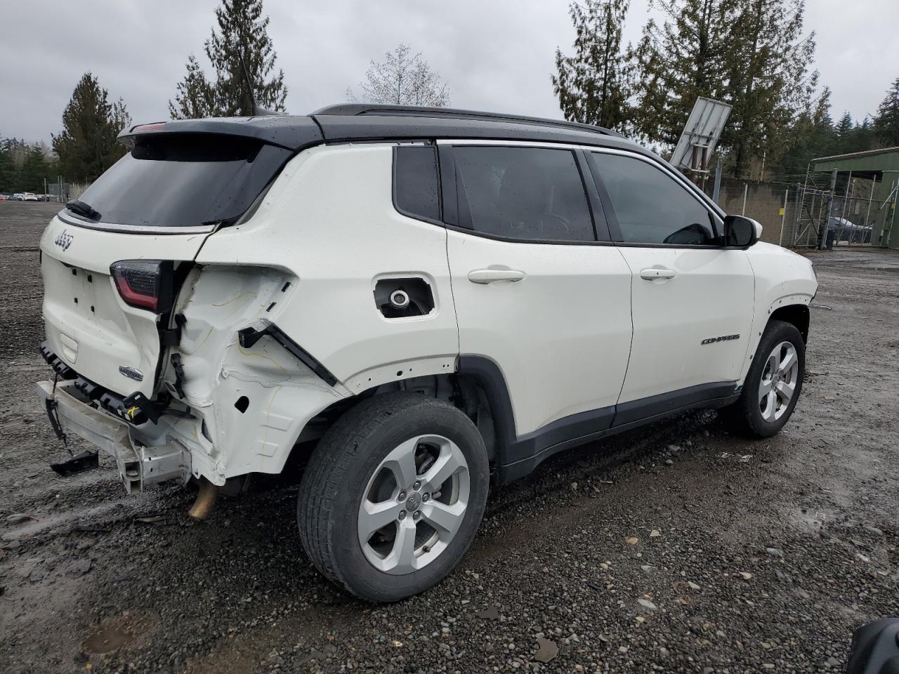 2020 Jeep Compass VIN 3C4NJDBB9LT115907 Copart auction photo, rear end damage thumbnail 3