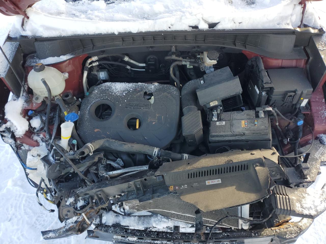 2017 Hyundai Tucson VIN KM8J33A40HU523405 Copart auction photo, front end / undercarriage damage thumbnail 12