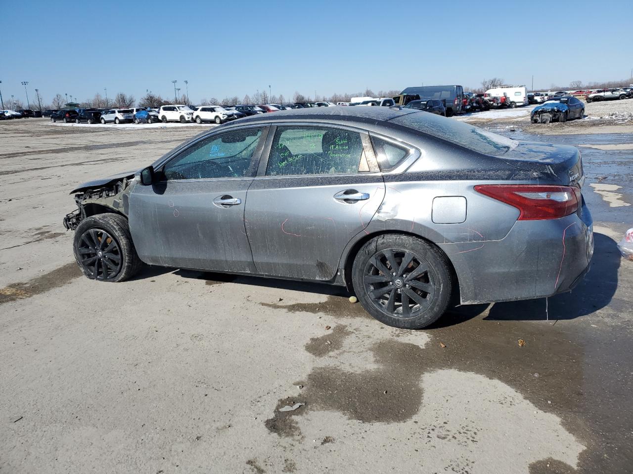 2018 Nissan Altima VIN 1N4AL3AP7JC121199 Copart auction photo, front end / side damage thumbnail 2