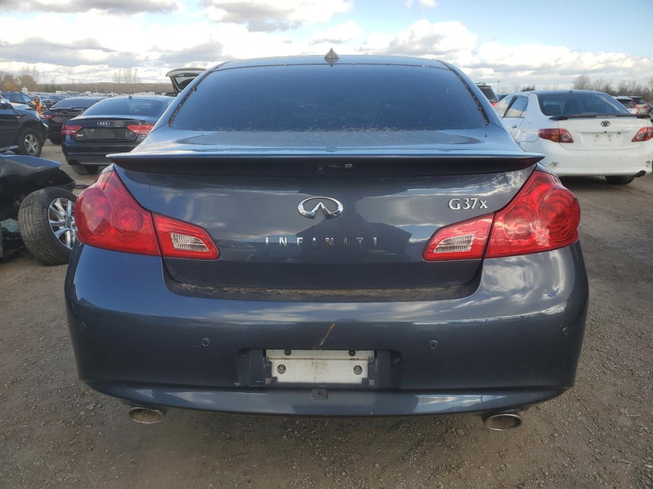 2013 Infiniti G VIN JN1CV6AR4DM353289 Copart auction photo, front end damage thumbnail 6