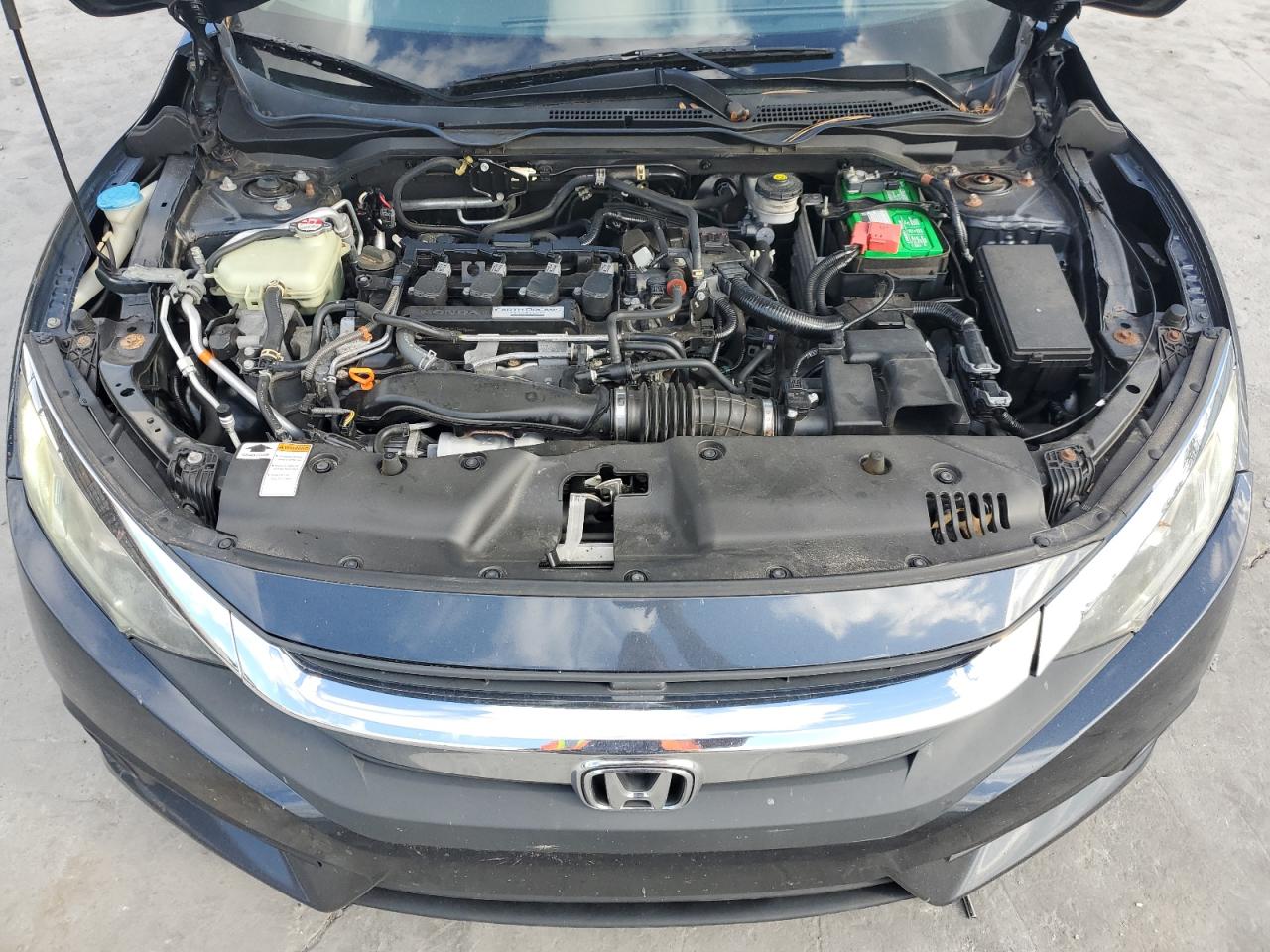 2016 Honda Civic VIN 19XFC1F73GE019400 Copart auction photo, side / minor dent/scratches damage thumbnail 11
