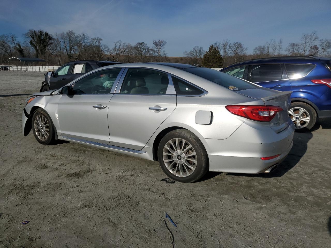 2015 Hyundai Sonata VIN 5NPE34AF7FH136855 Copart auction photo, front end damage thumbnail 2