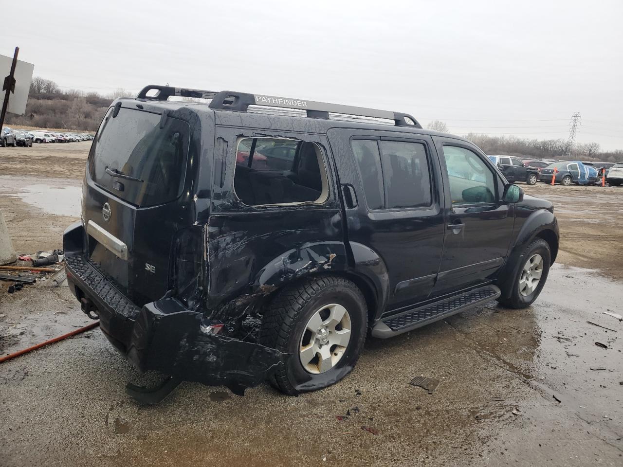 2005 Nissan Pathfinder VIN 5N1AR18W05C731652 Copart auction photo, rear end damage thumbnail 3