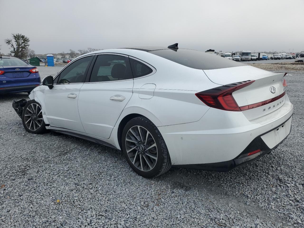 2020 Hyundai Sonata VIN 5NPEH4J24LH021561 Copart auction photo, front end damage thumbnail 2