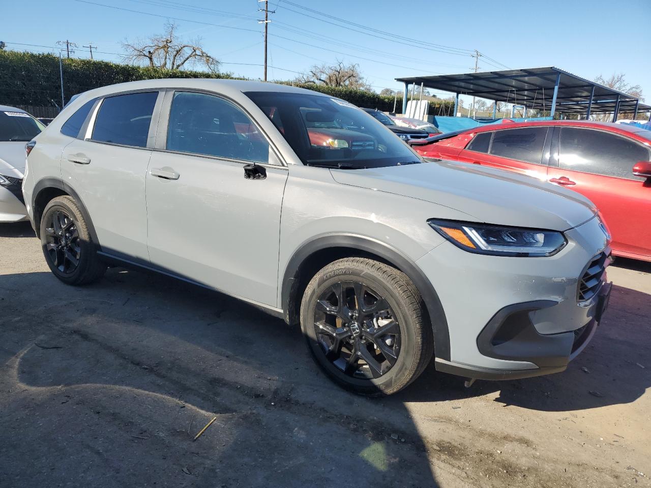 2024 Honda HR-V VIN 3CZRZ1H57RM729877 Copart auction photo, all over damage thumbnail 4