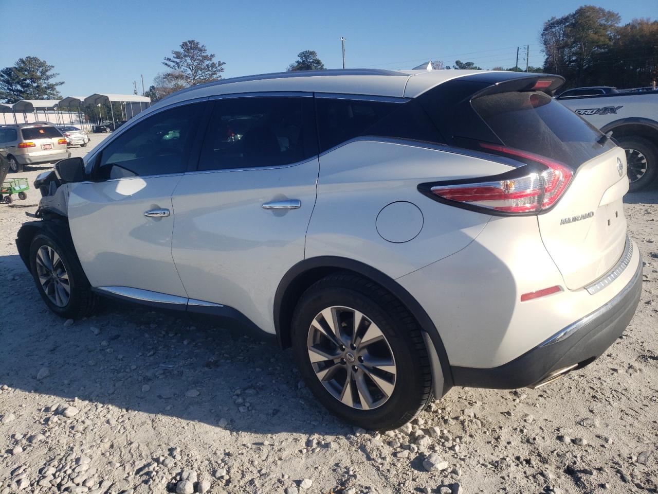2015 Nissan Murano VIN 5N1AZ2MH7FN243981 Copart auction photo, front end damage thumbnail 2