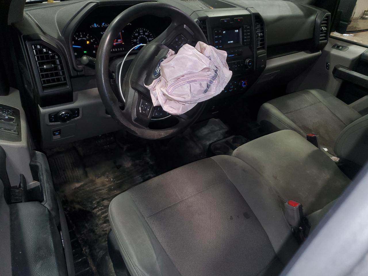 2017 Ford F-150 VIN 1FTEX1E87HFC55257 Copart auction photo, front end / side damage thumbnail 8