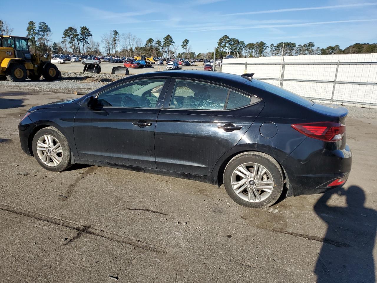 2020 Hyundai Elantra VIN KMHD84LF7LU902946 Copart auction photo, side / front end damage thumbnail 2