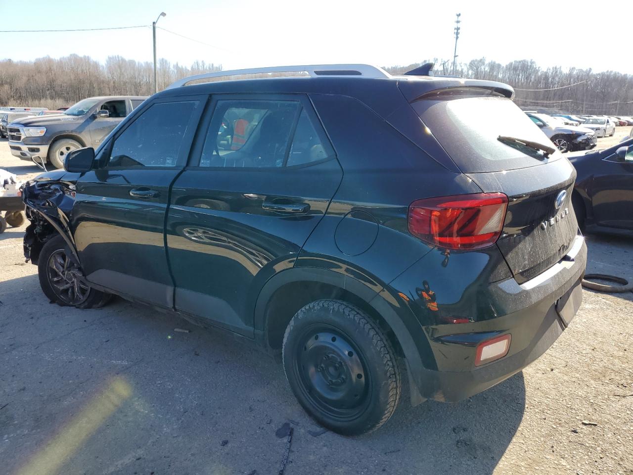 2020 Hyundai Venue VIN KMHRC8A34LU043013 Copart auction photo, front end damage thumbnail 2