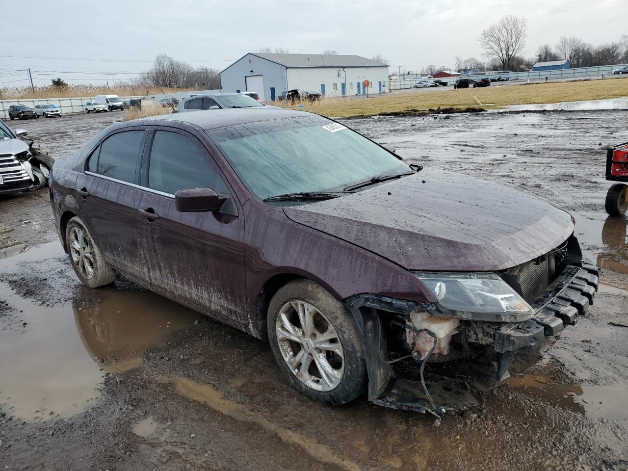 2012 Ford Fusion VIN 3FAHP0HG5CR225881 Copart auction photo, front end damage thumbnail 4
