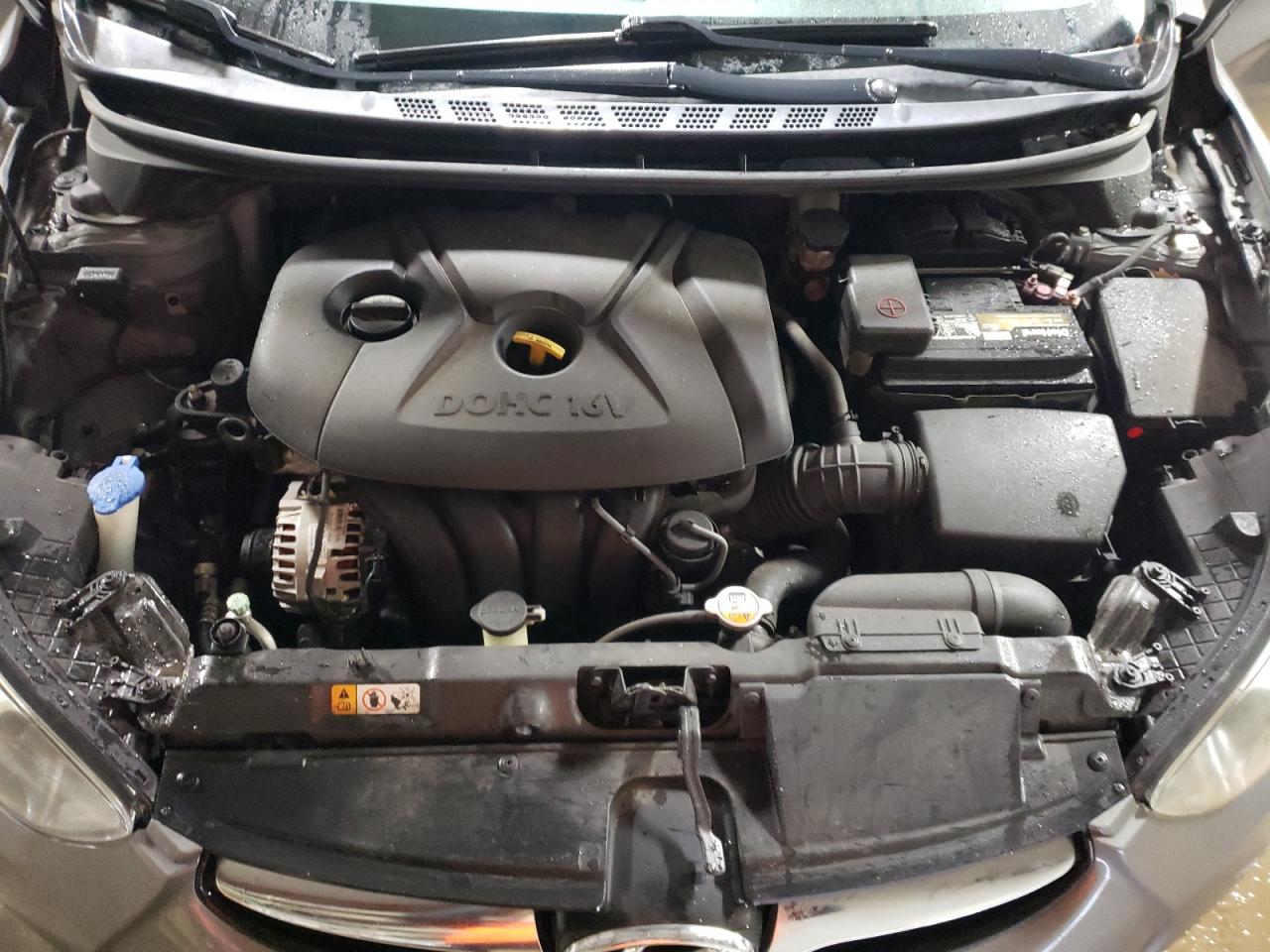 2013 Hyundai Elantra VIN 5NPDH4AE5DH370669 Copart auction photo, rear end damage thumbnail 11