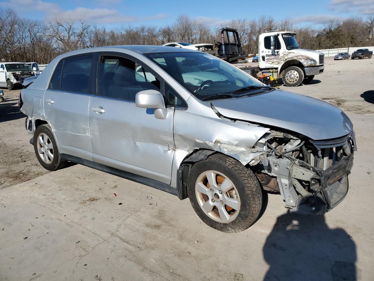 2009 Nissan Versa VIN 3N1BC11E29L372166 Copart auction photo, all over damage thumbnail 4
