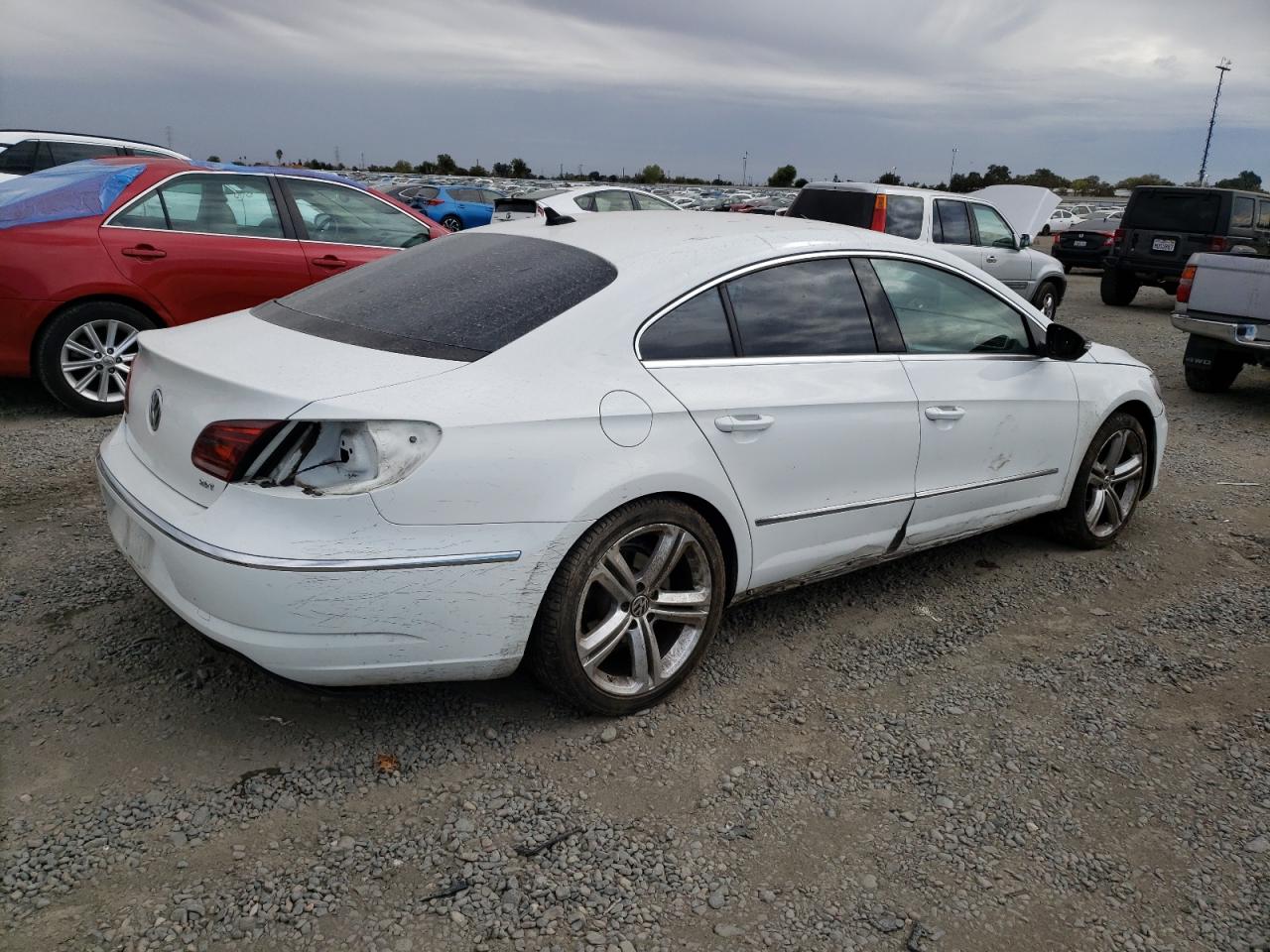 2015 Volkswagen Passat CC VIN WVWBP7AN9FE816661 Copart auction photo, all over damage thumbnail 3