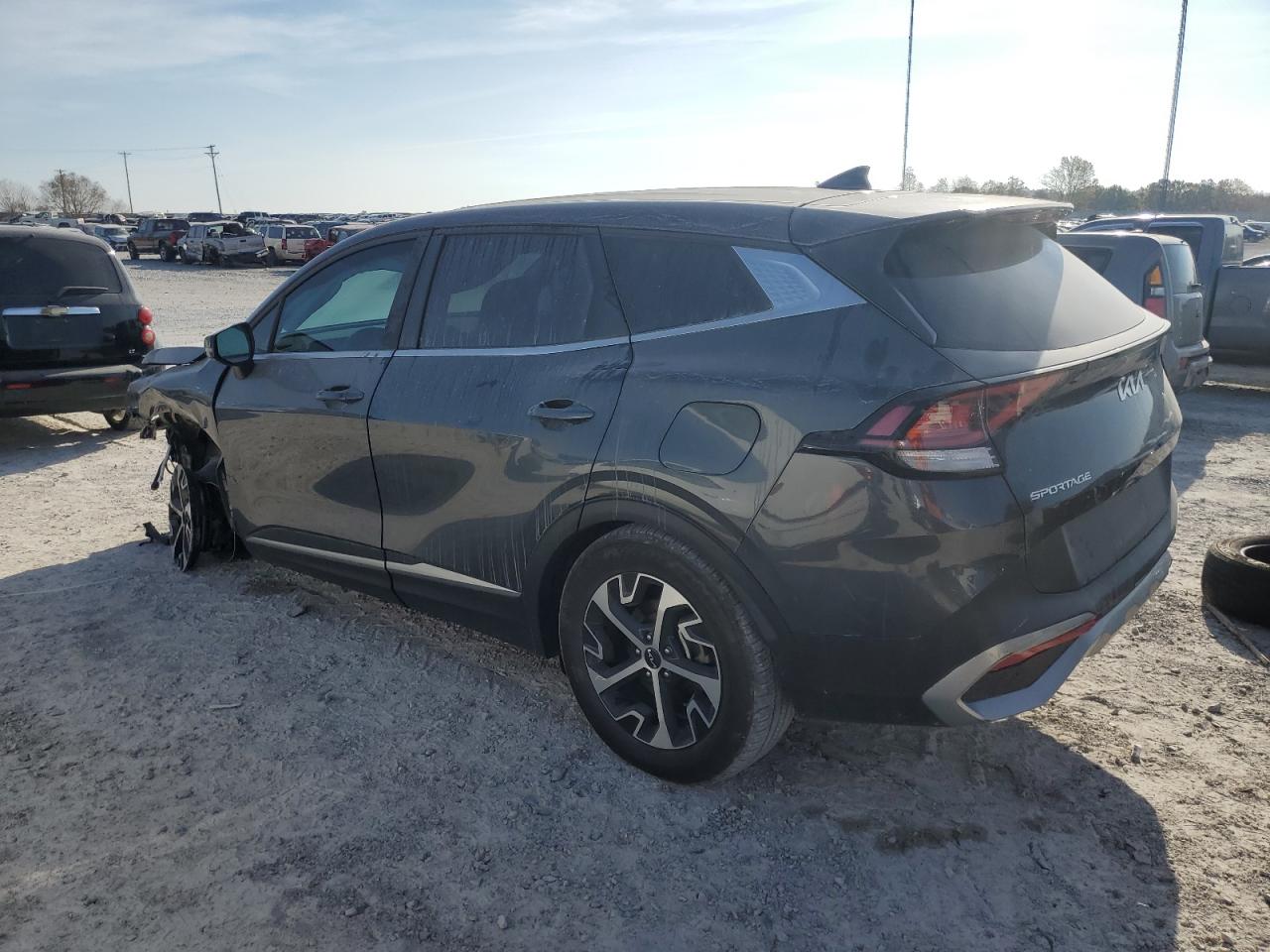 2023 KIA Sportage VIN 5XYK33AF6PG037918 Copart auction photo, front end / undercarriage damage thumbnail 2
