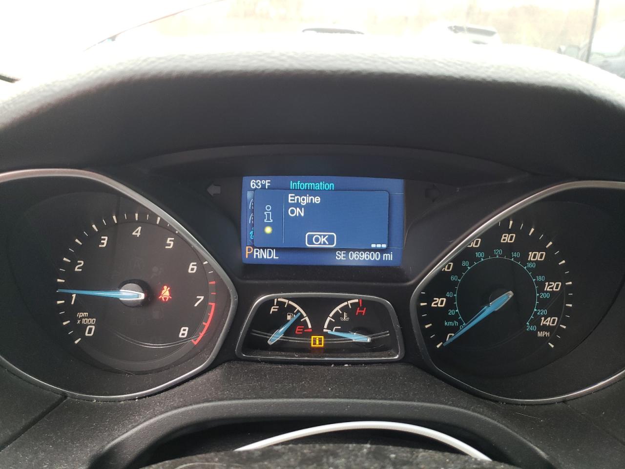 2014 Ford Focus VIN 1FADP3F22EL378517 Copart auction photo, rear end damage thumbnail 9