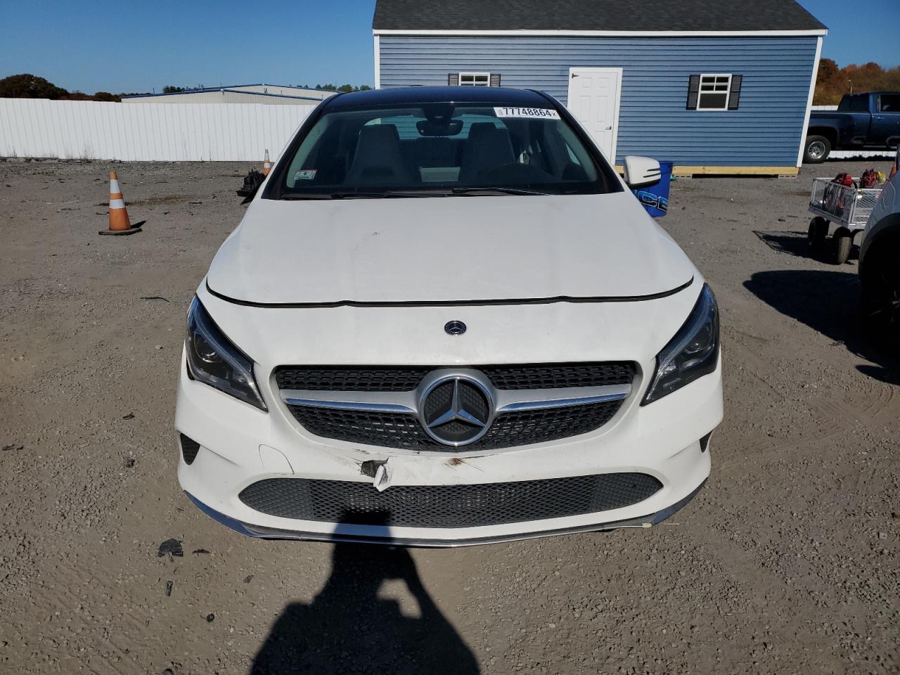 2019 Mercedes-Benz CLA-klasse VIN WDDSJ4GB8KN716662 Copart auction photo, front end / side damage thumbnail 5