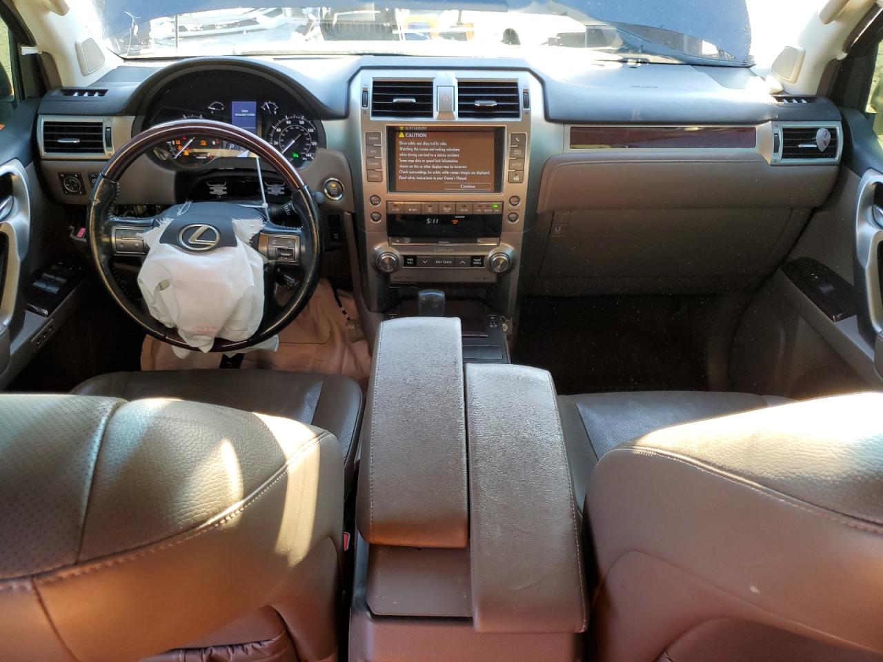 2017 Lexus GX VIN JTJBM7FX6H5169137 Copart auction photo, front end damage thumbnail 8