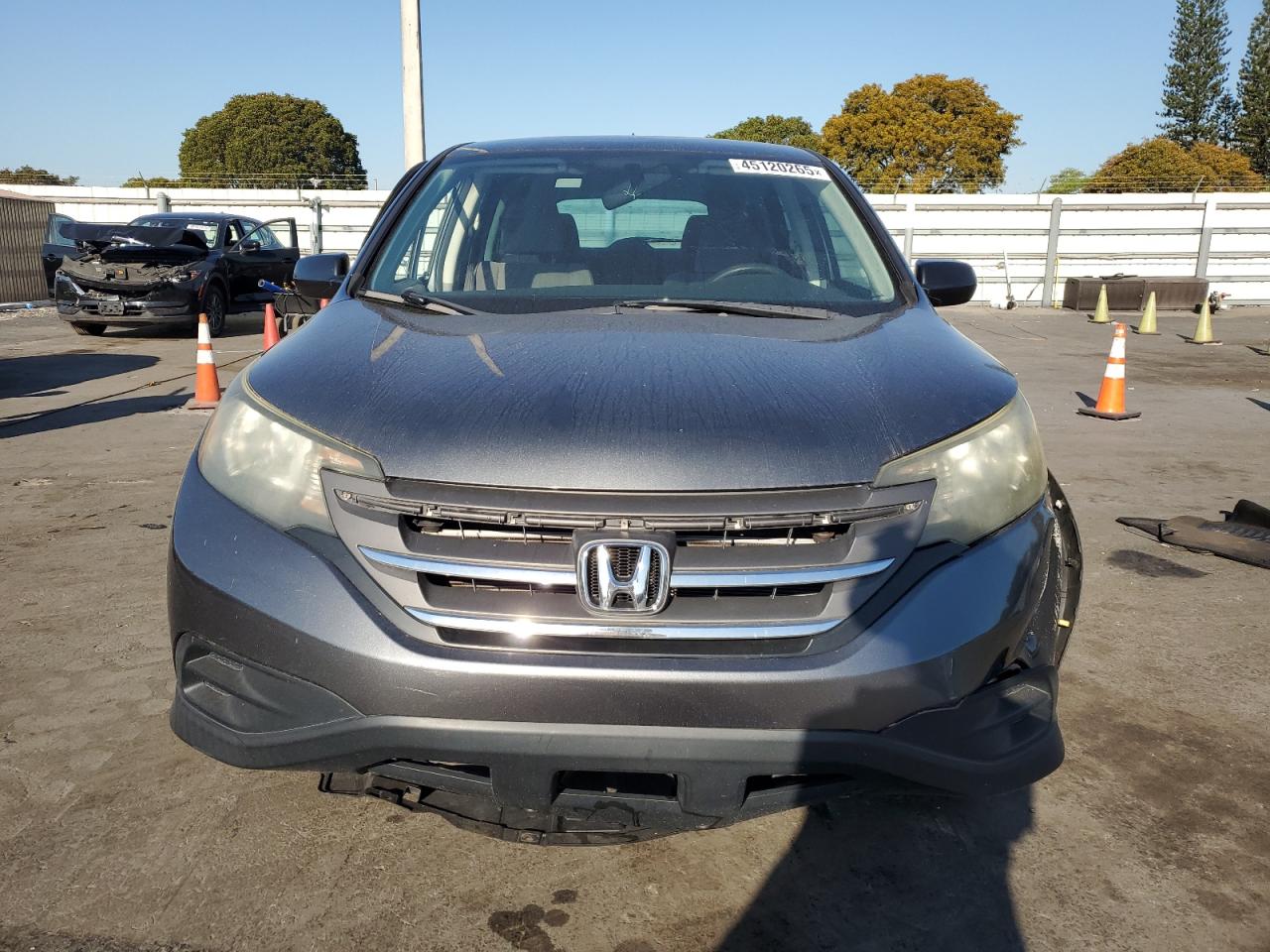 2013 Honda CR-V VIN 5J6RM3H31DL036550 Copart auction photo, side / front end damage thumbnail 5