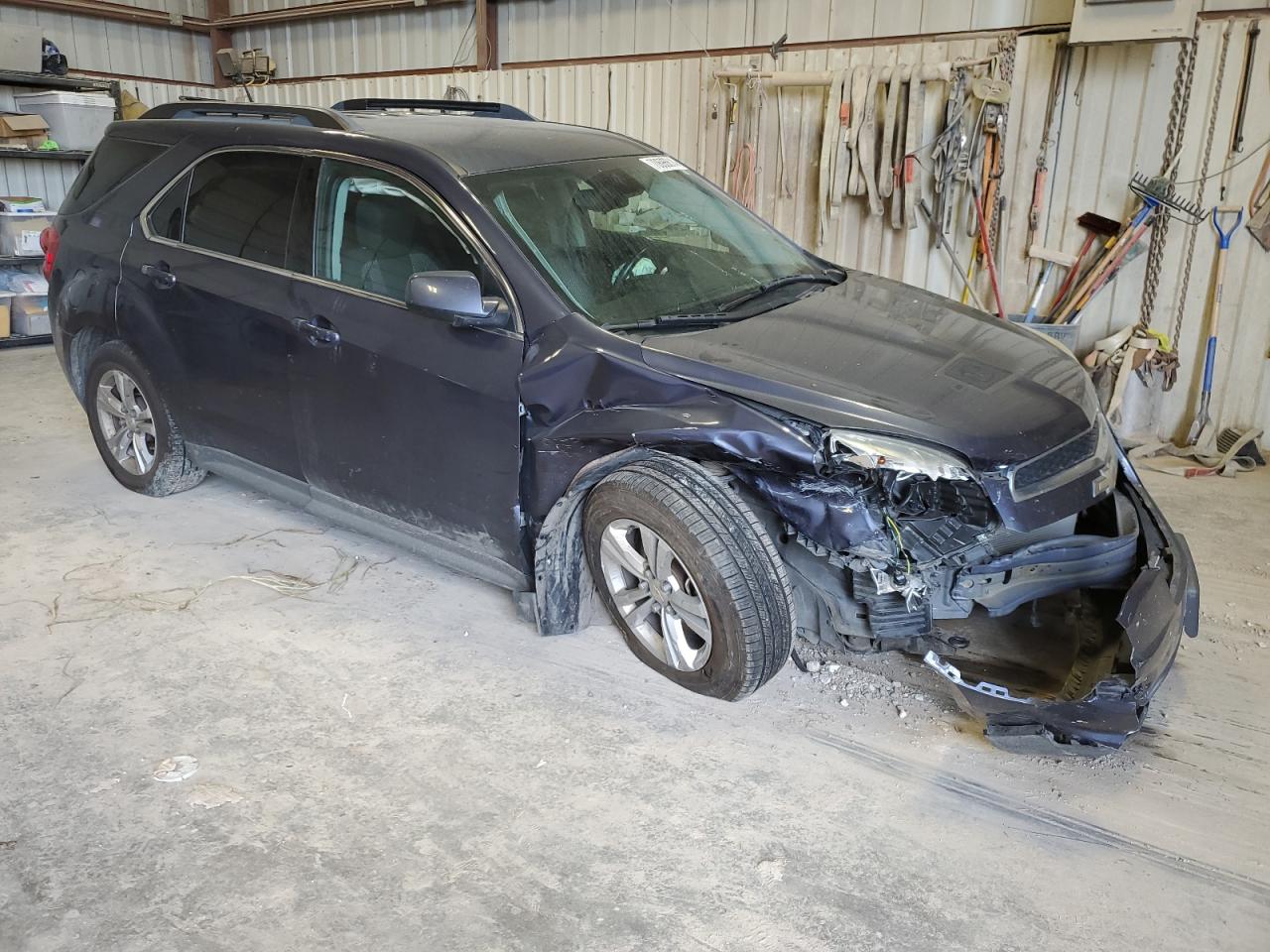 2013 Chevrolet Equinox VIN 2GNALDEK3D6306904 Copart auction photo, front end / hail damage thumbnail 4