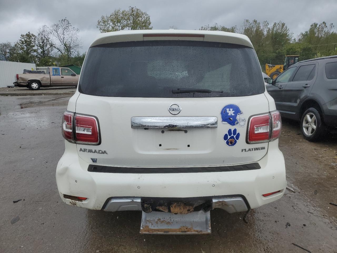 2017 Nissan Armada VIN JN8AY2NE9H9703590 Copart auction photo, front end damage thumbnail 6