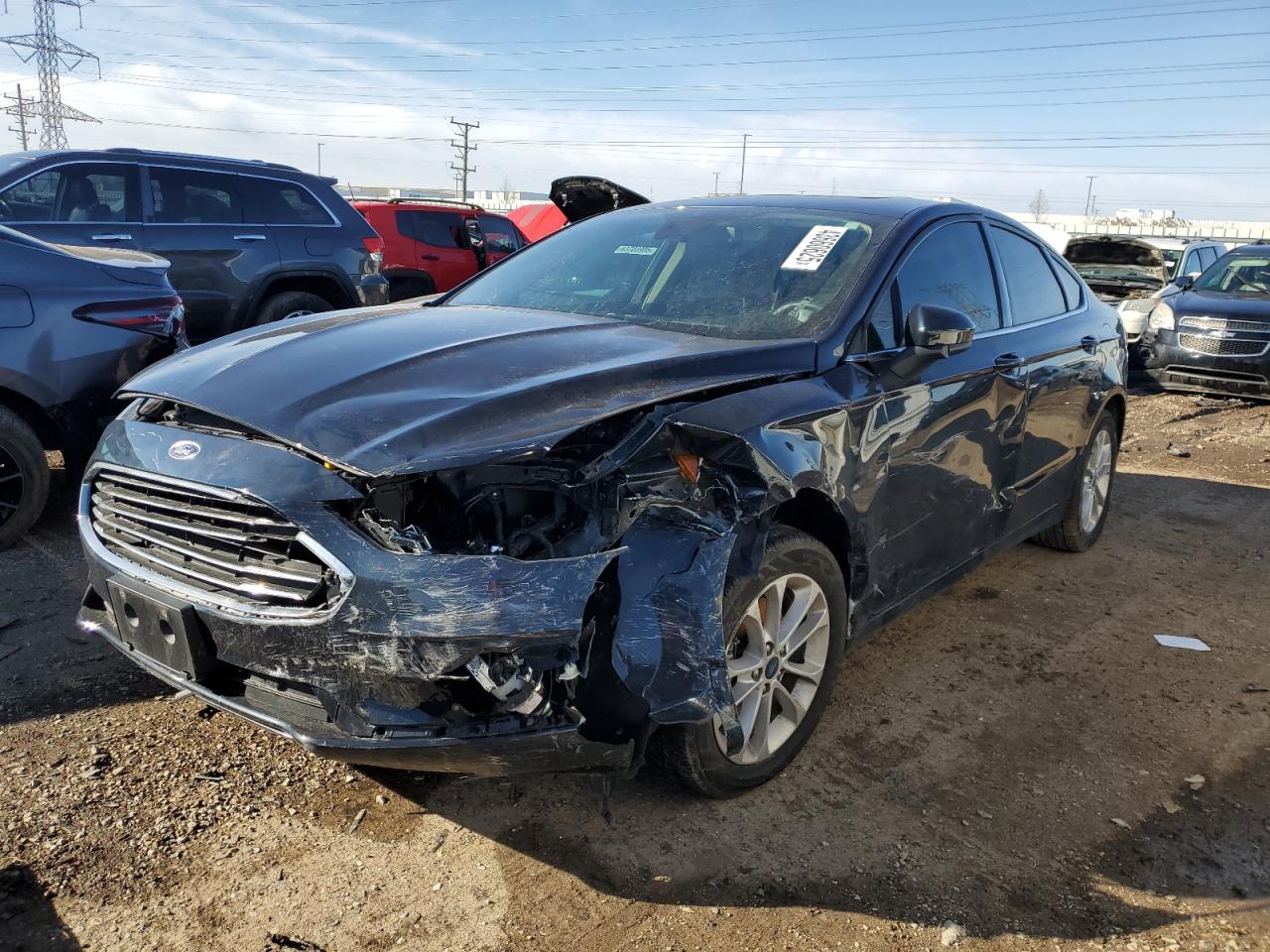 2020 Ford Fusion VIN 3FA6P0HD7LR144443