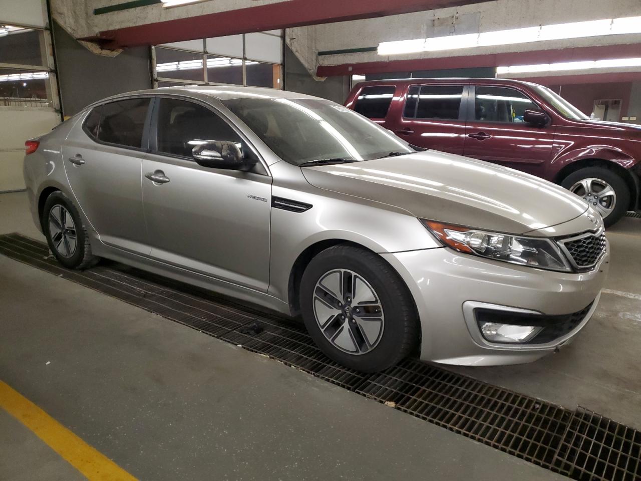 2013 KIA Optima VIN KNAGM4AD4D5046416 Copart auction photo, front end / rear end damage thumbnail 4