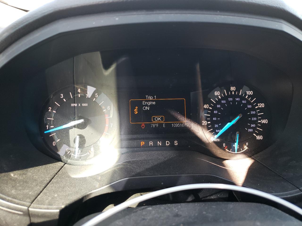 2017 Ford Edge VIN 2FMPK4G91HBC29622 Copart auction photo, rear end / front end damage thumbnail 9