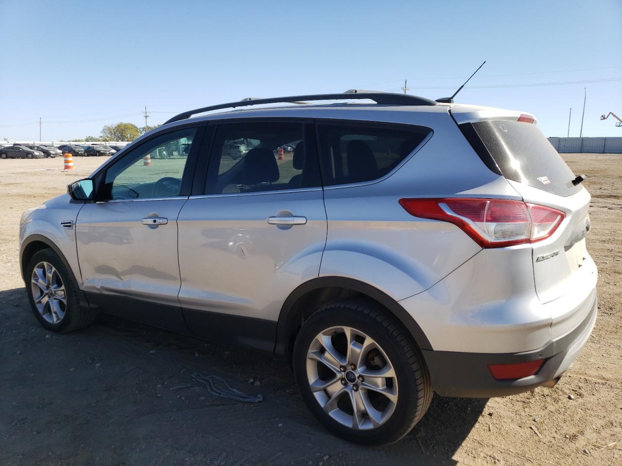 2013 Ford Escape VIN 1FMCU9HX6DUD71598 Copart auction photo, side / front end damage thumbnail 2