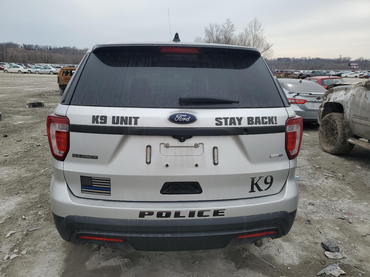 2016 Ford Explorer VIN 1FM5K8AR7GGD16133 Copart auction photo, front end damage thumbnail 6