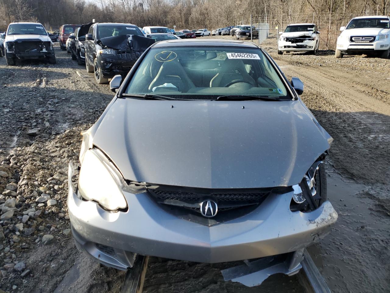 2003 Acura RSX VIN JH4DC54803C014777 Copart auction photo, front end / side damage thumbnail 5