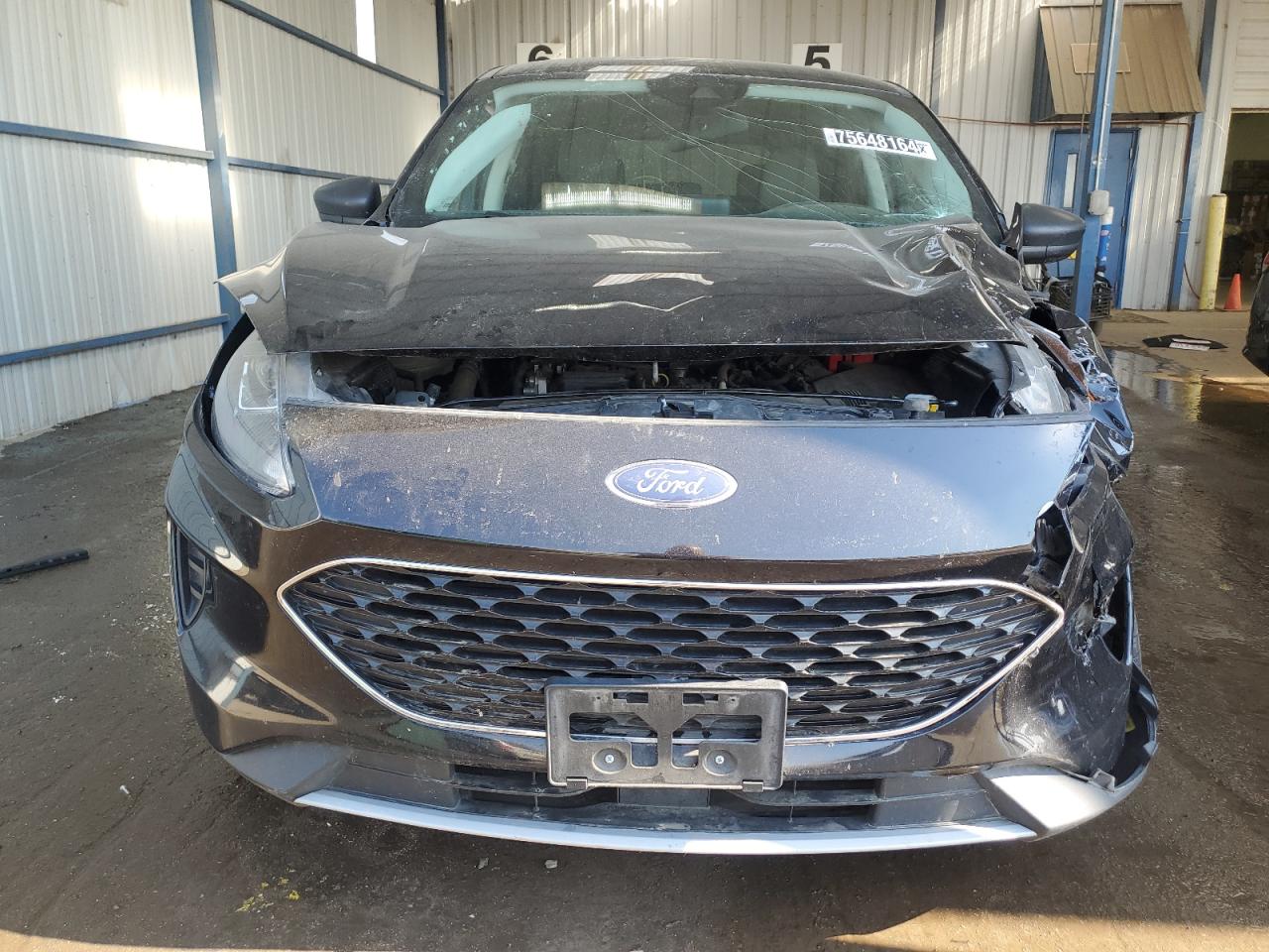 2022 Ford Escape VIN 1FMCU9G68NUA70857 Copart auction photo, front end / frame damage damage thumbnail 5