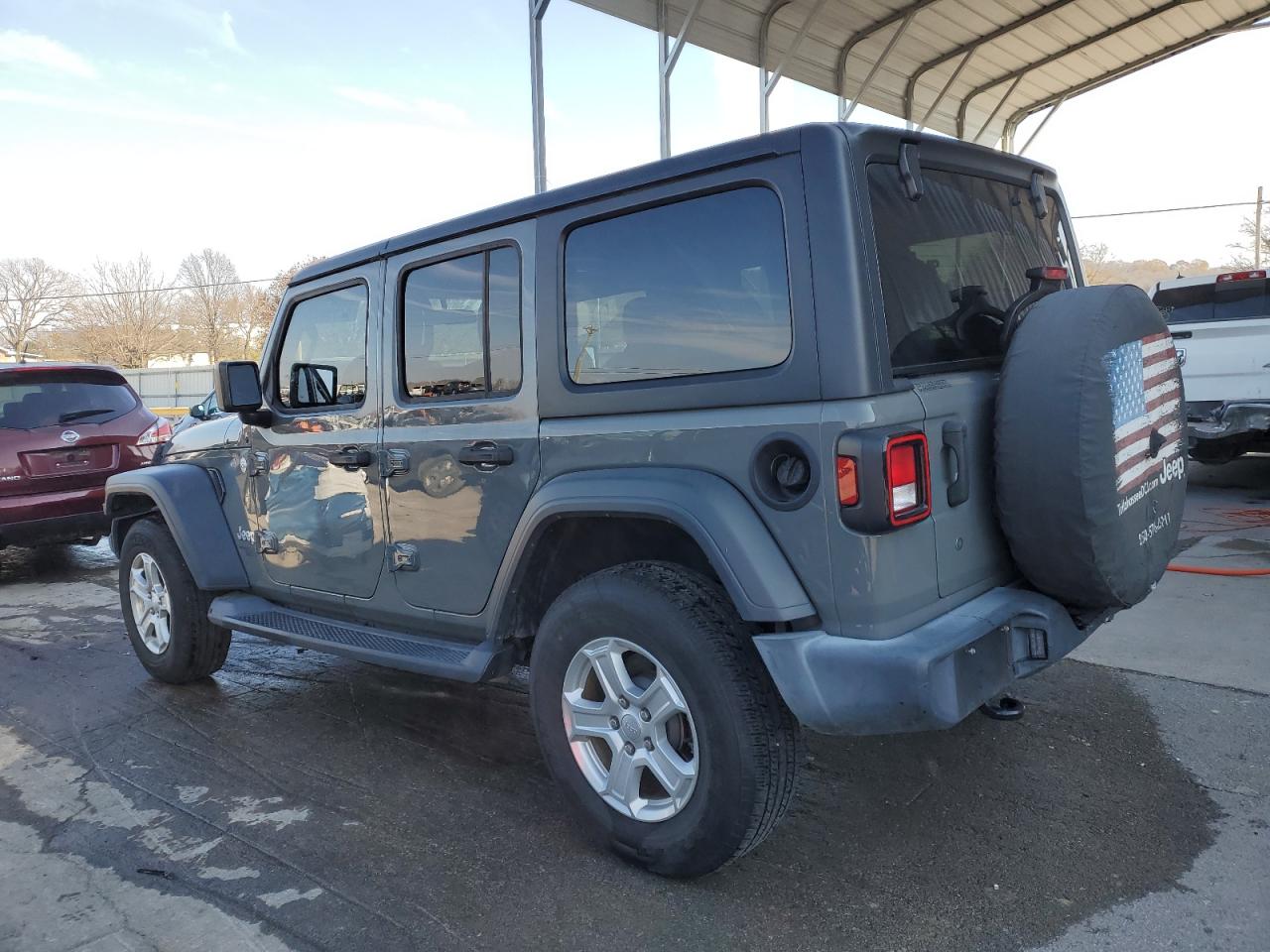 2019 Jeep Wrangler VIN 1C4HJXDG7KW515643 Copart auction photo, front end / minor dent/scratches damage thumbnail 2