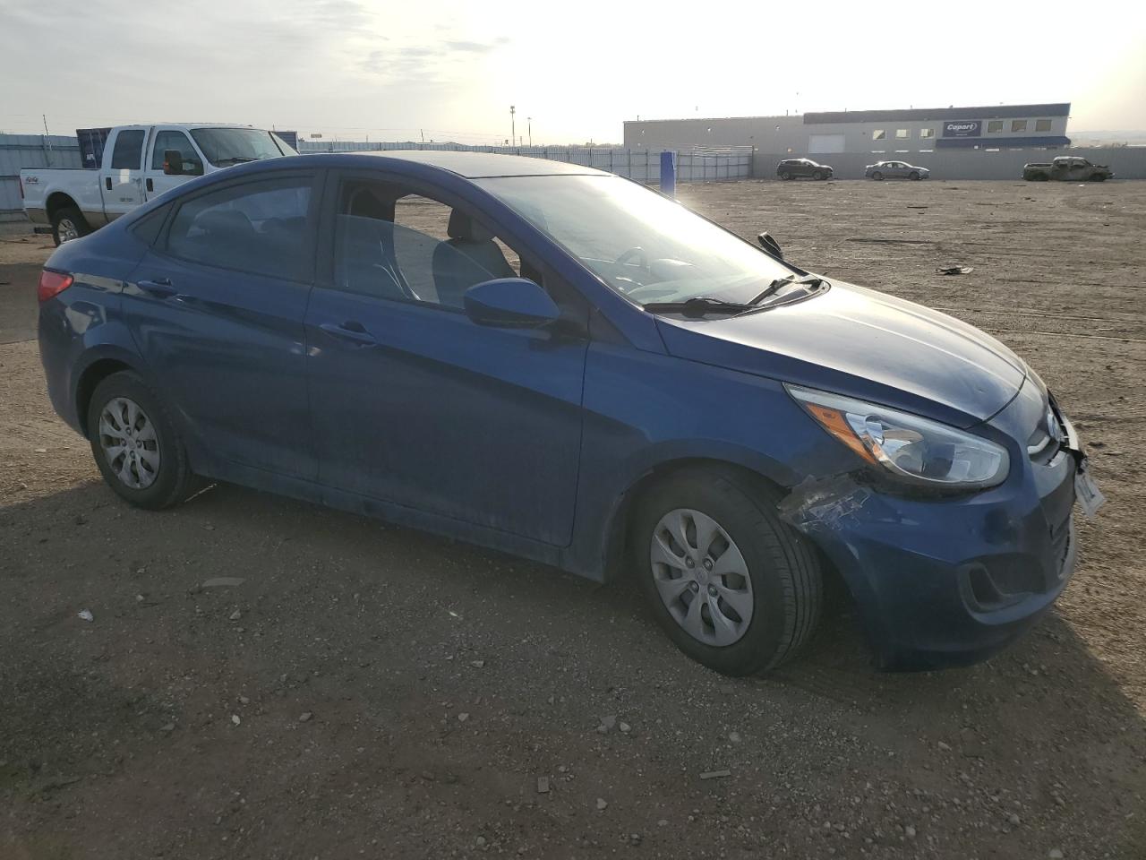 2017 Hyundai Accent VIN KMHCT4AE5HU203861 Copart auction photo, front end damage thumbnail 4