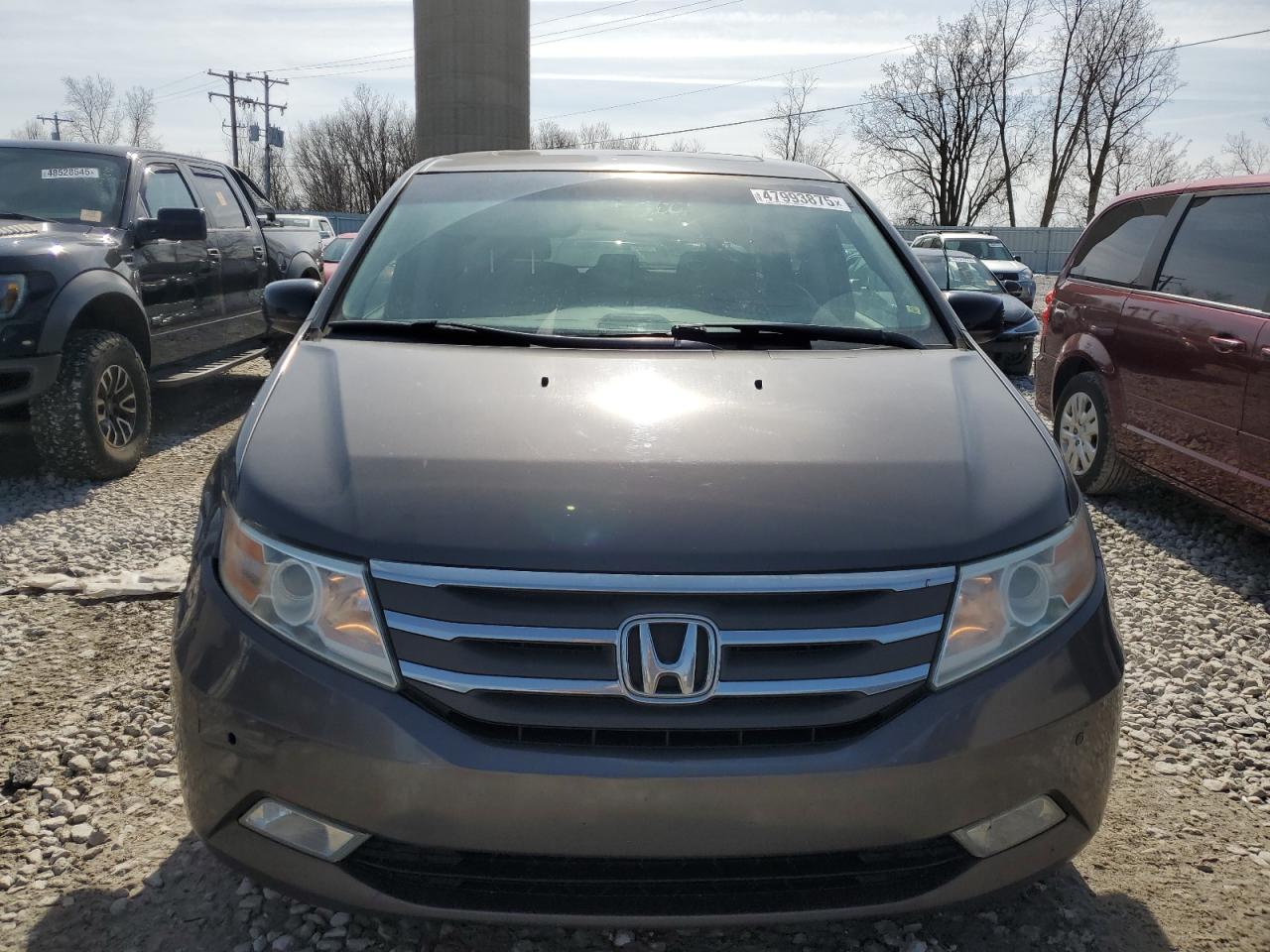 2012 Honda Odyssey VIN 5FNRL5H95CB049103 Copart auction photo, all over damage thumbnail 5