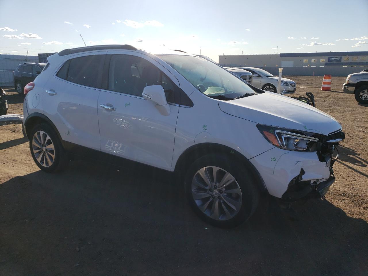 2018 Buick Encore VIN KL4CJASB6JB690271 Copart auction photo, front end / rear end damage thumbnail 4